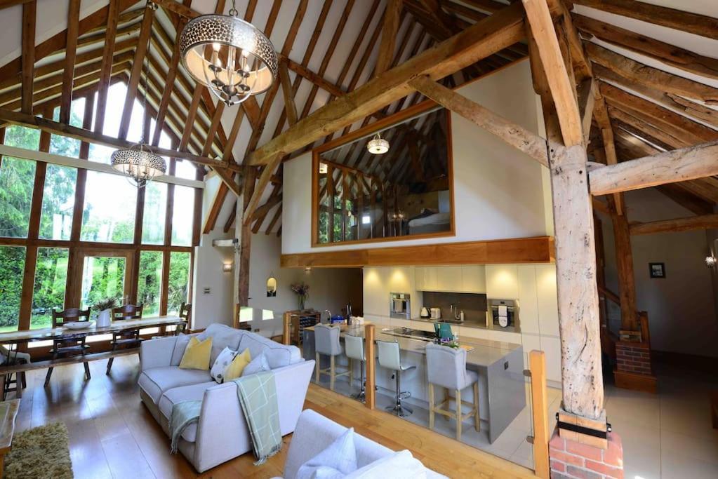 Forest Farm Barn Hampshire Villa Bishop's Waltham Esterno foto